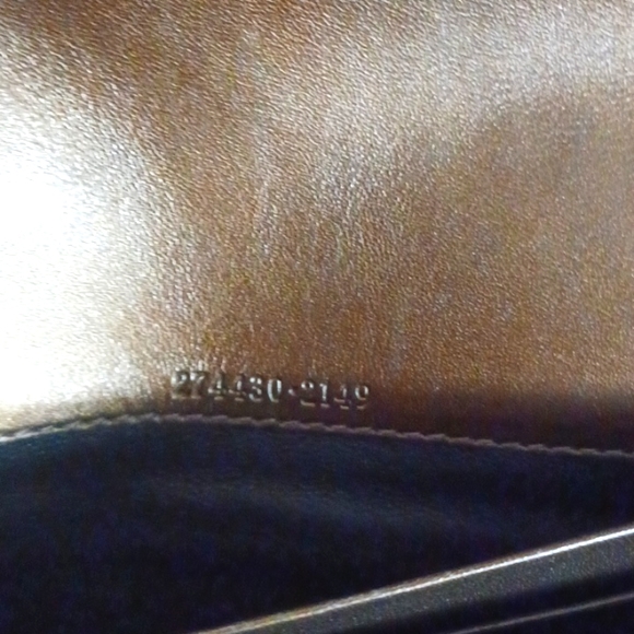 *SOLD* New Gucci Canvas GG gold gradient Continental long wallet with charms - Picture 8 of 14